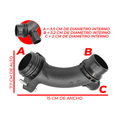Conector manguera entrada bomba agua US Parts 120-222