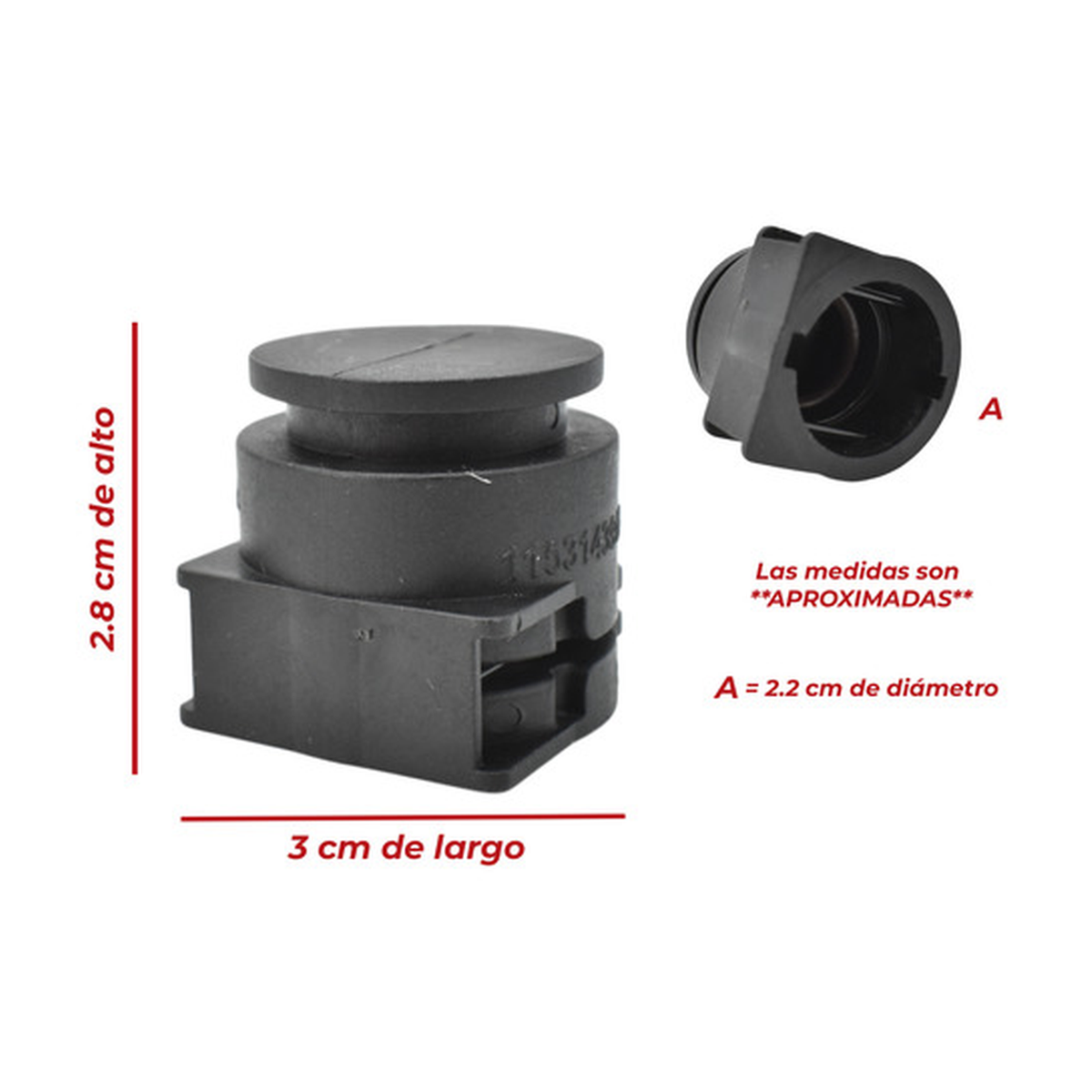 Conector manguera tapon/tubo US Parts 120-225