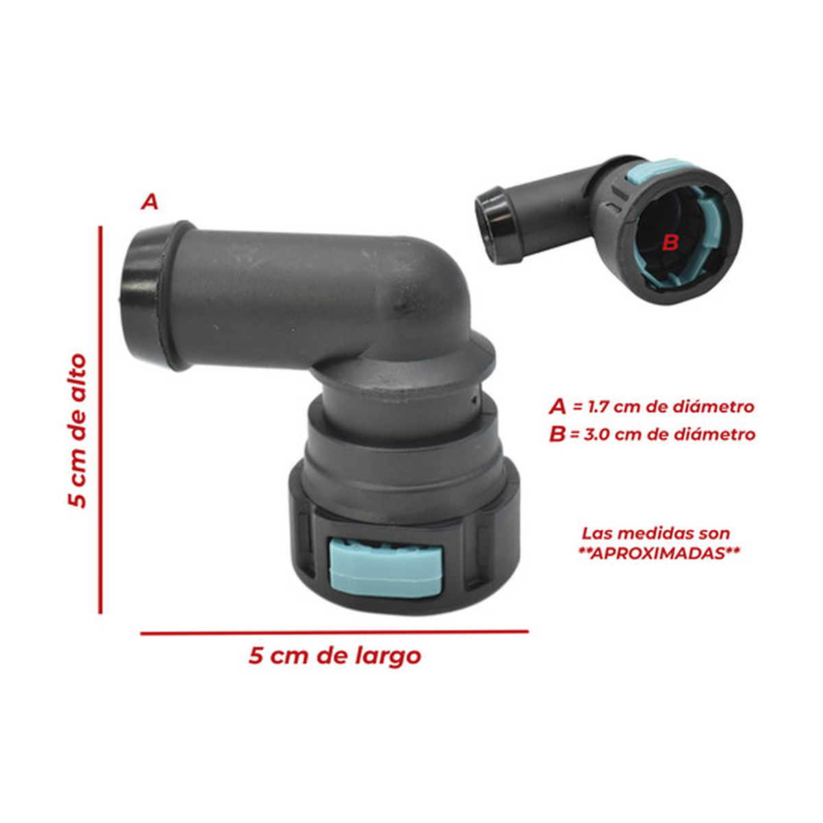 Conector manguera calefacción land rover discovery rover US Parts 120-229
