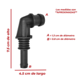 Conector manguera deposito p/ US Parts 120-241