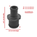 Conector manguera calefaccion reducción 3/4 x3/8 universa US Parts 120-252