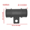 Conector manguera calefaccion recto 2 X 2 universal US Parts 120-257