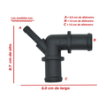Conector manguera calefaccion tee 3/4 X 5/16 X 3/4 unive US Parts 120-258