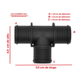 Conector manguera calefaccion tee 7/8 X 7/8 X 7/8 univer US Parts 120-263