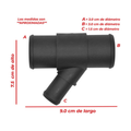 Conector manguera calefaccion y 1 3/8 x3/4 x1 3/8 unive US Parts 120-275