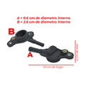 Conector c/brida refrigerante p/beetle cross golf gti jetta US Parts 120-278