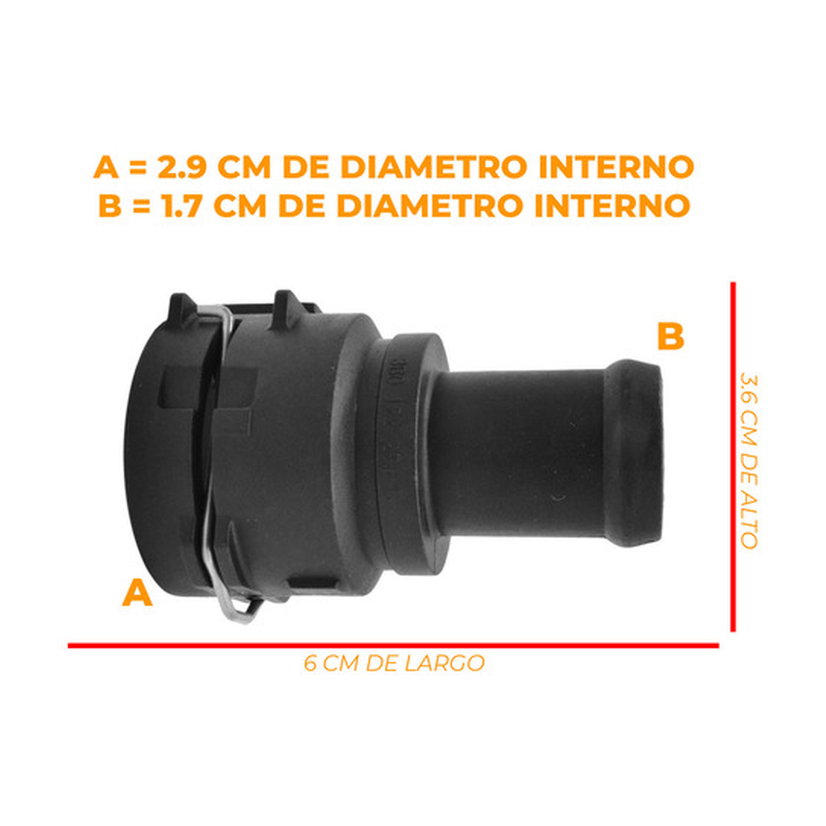 Conector calefacción p/beetle bora golf jetta passat tiguan US Parts 120-282
