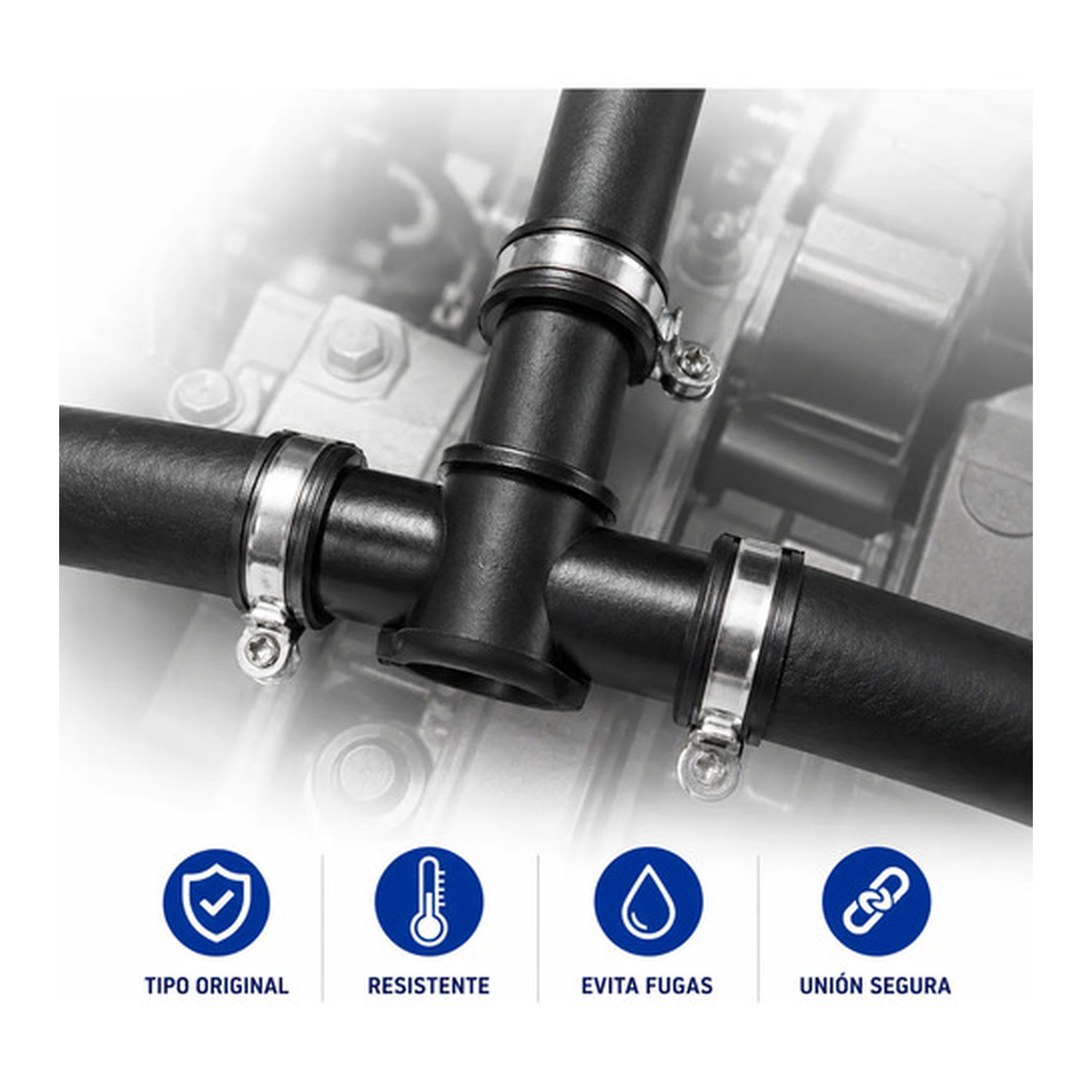 Conector manguera calefacción p/ np300 frontier 2.5l D 16-22 US Parts 120-284