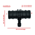 Conector manguera radiador inferior p/renault duster 13-16 US Parts 120-288