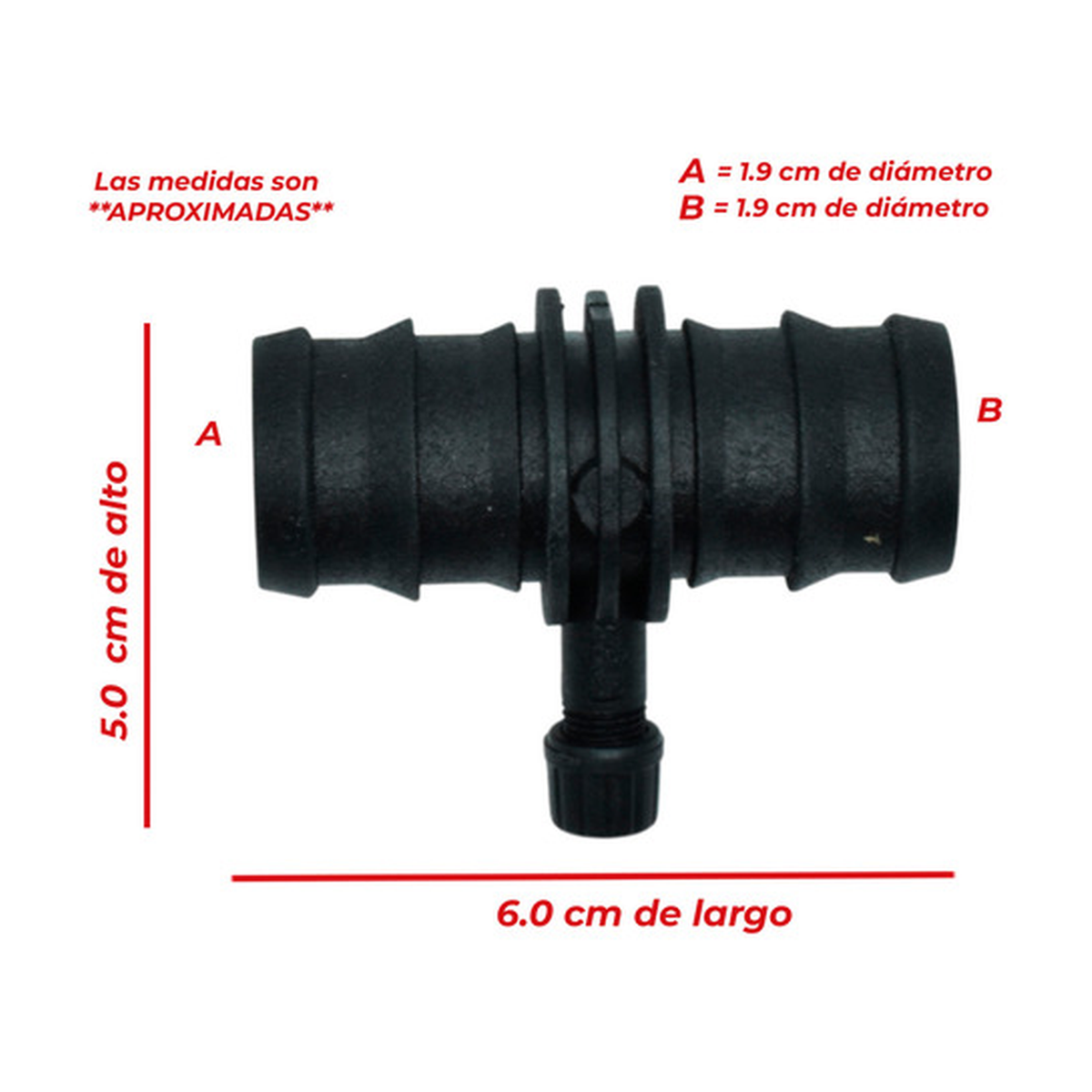 Conector manguera radiador inferior p/renault duster 13-16 US Parts 120-288