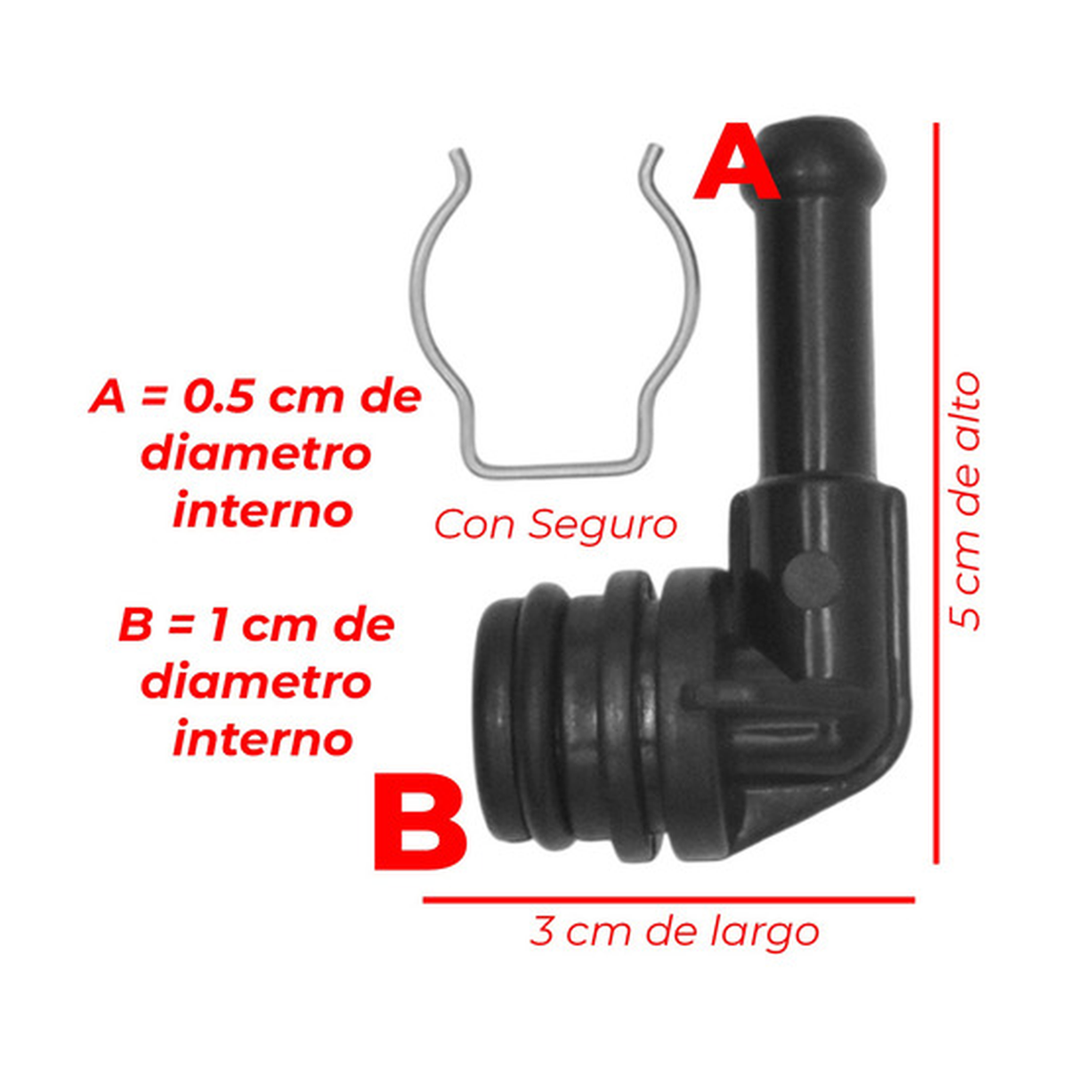 Conector brida refrigerante para sedona p/sorento 3.3l US Parts 120-301