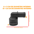 Conector manguera calefacción p/audi a3 a5 a5 quattro a6 2l US Parts 120-324