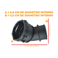 Conector manguera radiador inferior p/audi q7 3.6l 2007-2010 US Parts 120-326