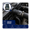 Conector radiador p/kia 1.6l 2.0l 2.4l 2019 - 2026 US Parts 120-348