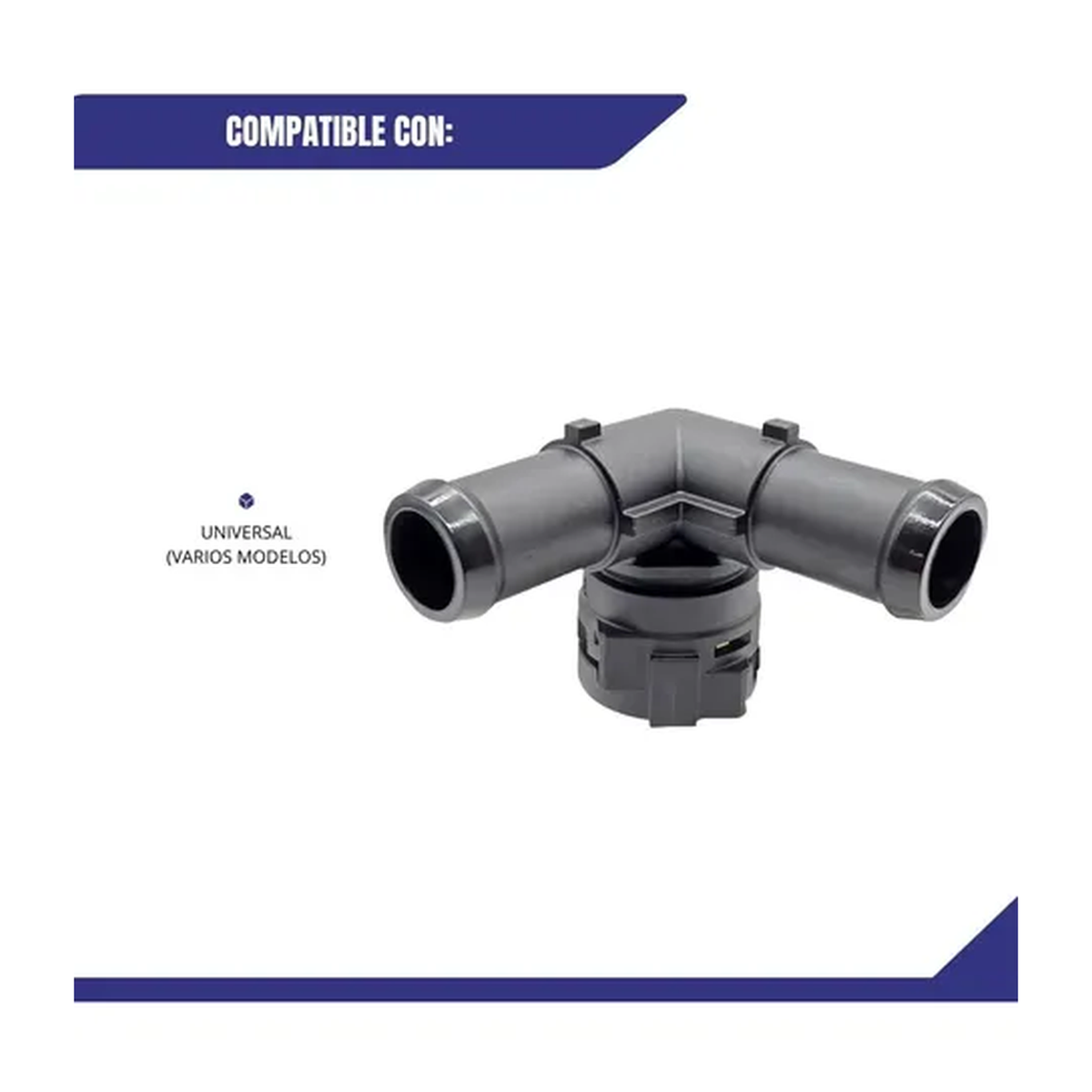 Conector, calefacción nw16- 90° X 2 salidas varios modelos US Parts 120-353