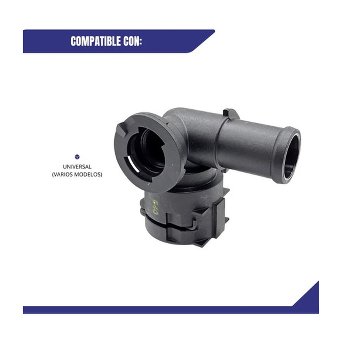 Conector calefaccion nw16-90° c/entrada para sensor, univers US Parts 120-354