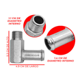 Conector munguera cople calefacción p/np300 2.4l 2008-2015 US Parts 120-502