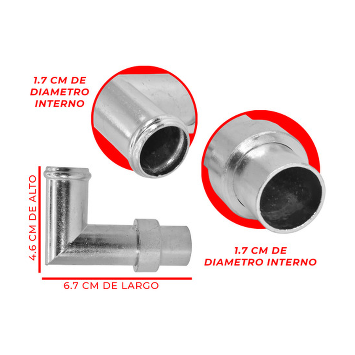 Conector manguera cople calefacción p/ frontier xterra US Parts 120-504