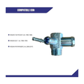 Conector radiador p/nissan pickup 1985-1990 2.4l US Parts 120-512