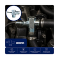 Conector radiador p/nissan pickup 1985-1990 2.4l US Parts 120-512