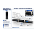 Conector, cople 1 universal negro US Parts 120-522