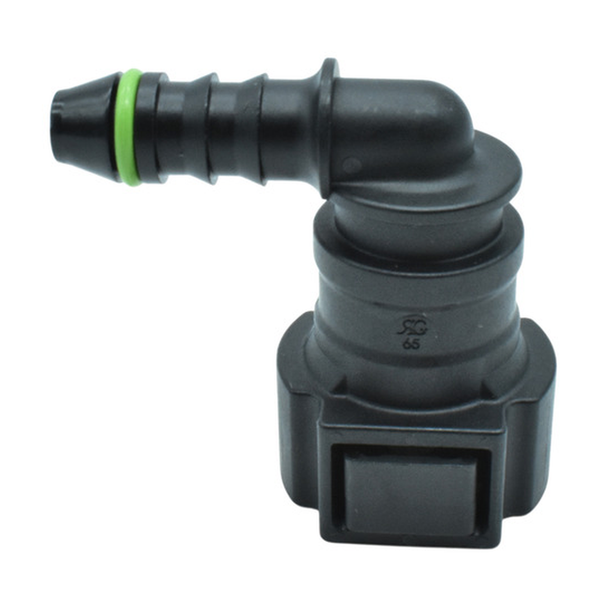 Conector manguera combustible 90° universal 6.3 mm US Parts 120-602