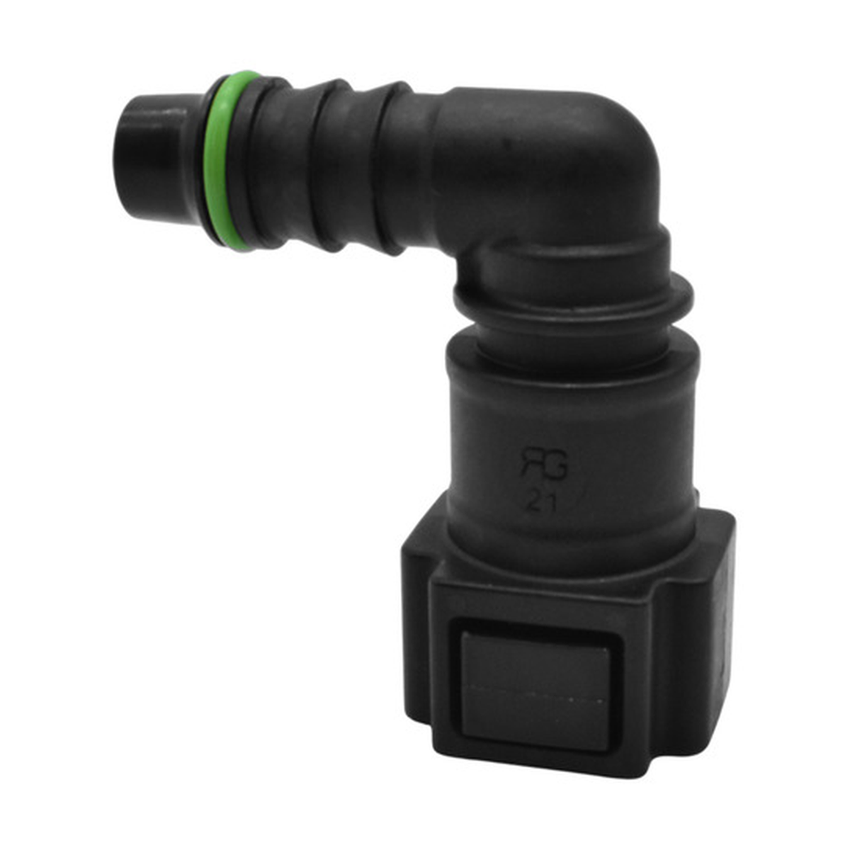 Conector manguera combustible 90° universal 7.89 mm US Parts 120-604