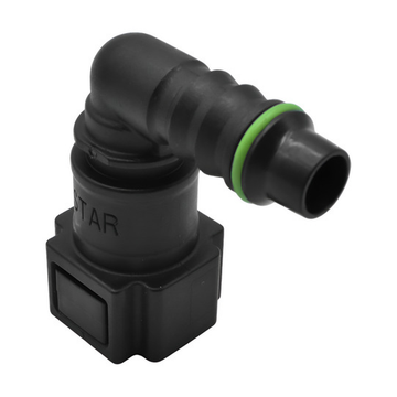 Conector manguera combustible 90° universal 7.89 mm US Parts 120-604