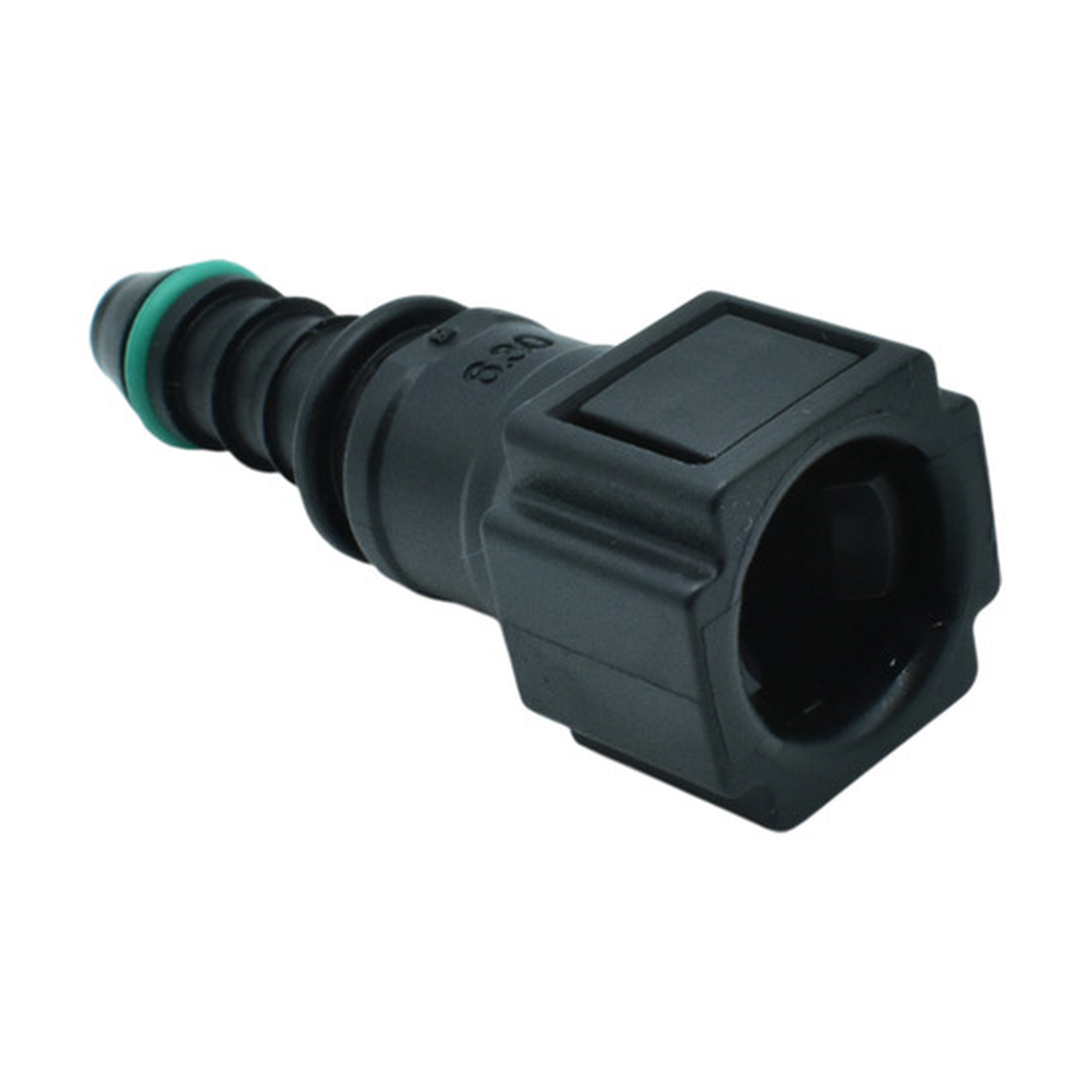 Conector manguera combustible 180° universal 6.3 mm US Parts 120-609