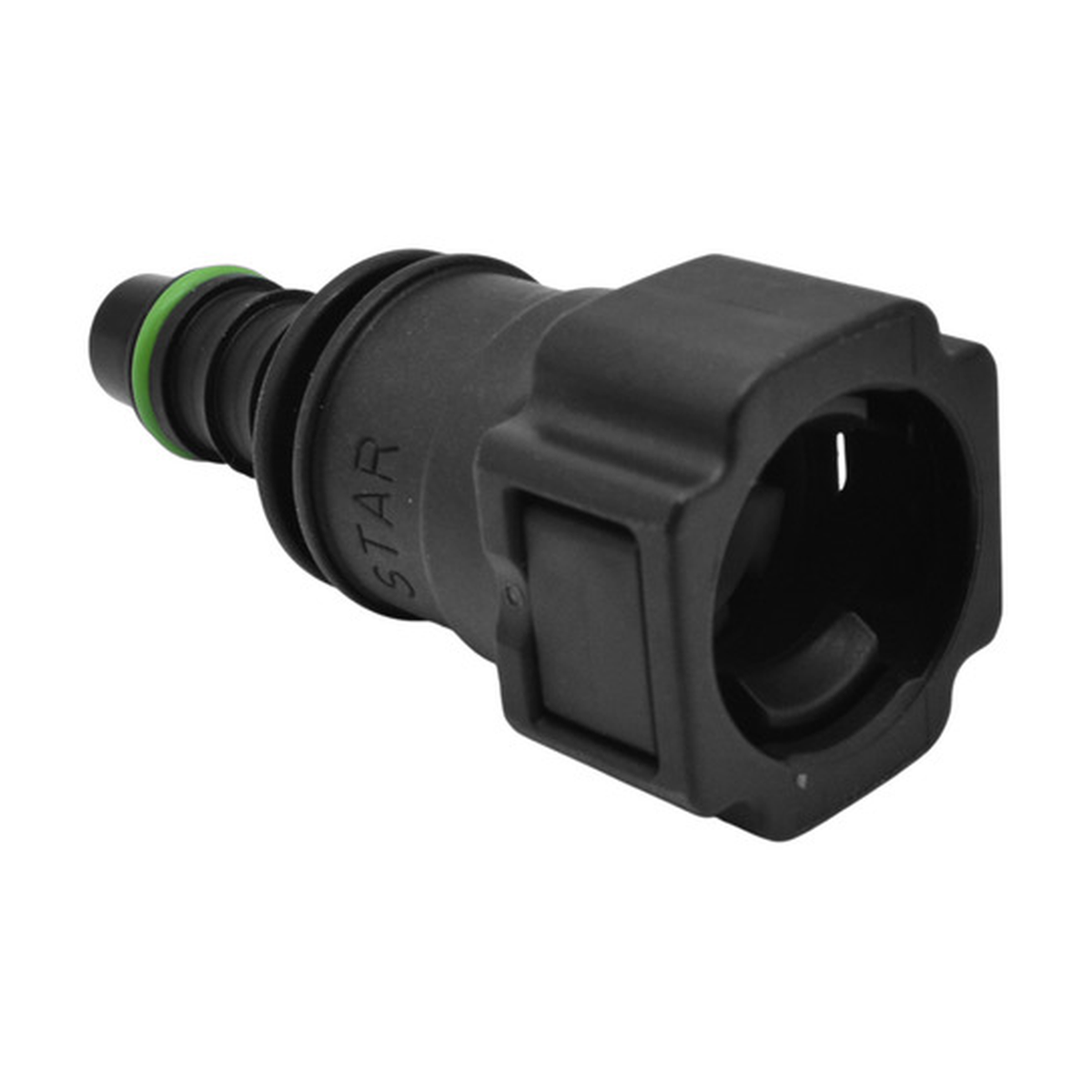 Conector manguera combustible 180° universal 9.89 mm US Parts 120-614