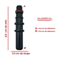 Conector manguera combustible cople universal 7.89 mm US Parts 120-616