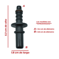 Conector manguera combustible cople universal 9.49 mm US Parts 120-618