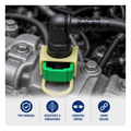 Conector, manguera combustible 5/16 X 5/16 universal US Parts 120-633