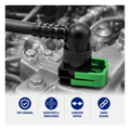 Conector, manguera combustible 3/8 X 1/2 universal US Parts 120-637