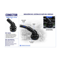 Conector, manguera vacio 10 mm X 15 mm universal negro US Parts 120-641