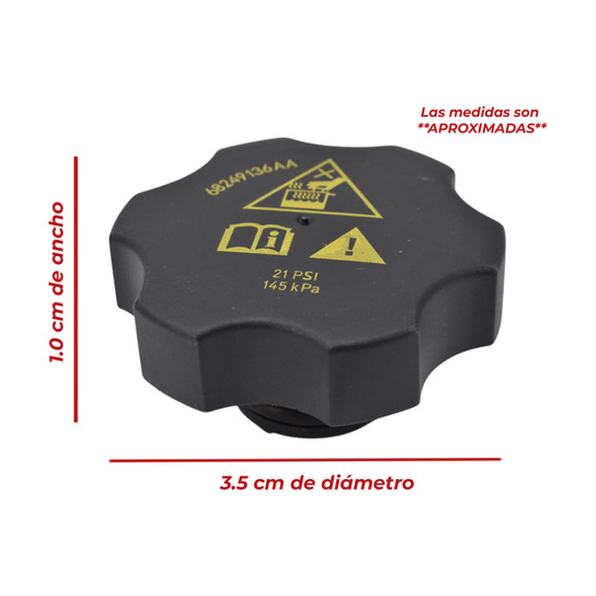 Tapón depósito 21 libras US Parts 130-022