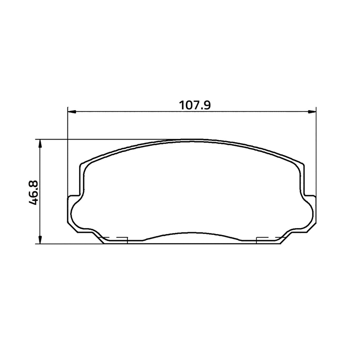 Balatas M7061-D130 GARANTI