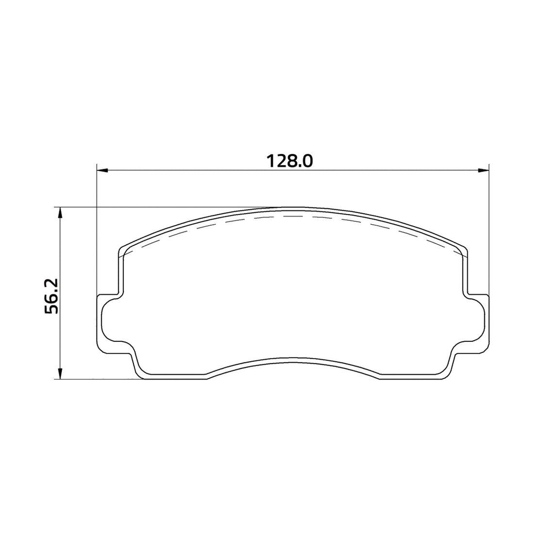 Balatas M7076-D136 BIOCERAMIC