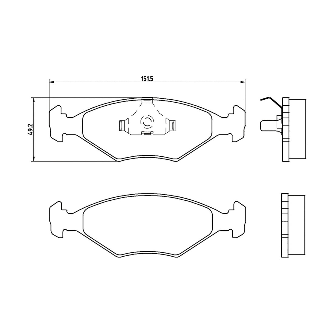 Balatas M7242-D350A GARANTI