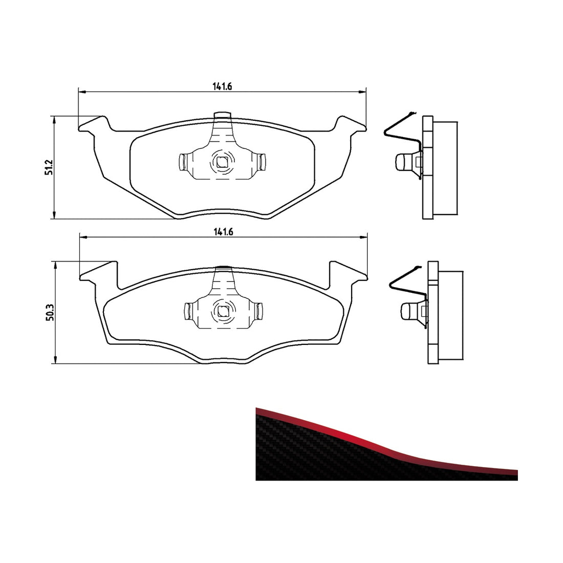 Balatas M7569-D694 GARANTI