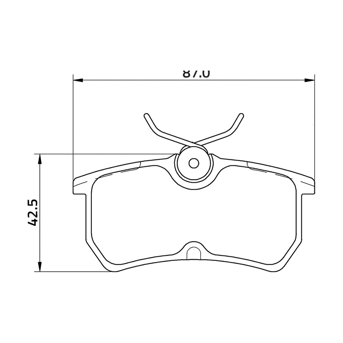 Balatas M7763-D886 GARANTI