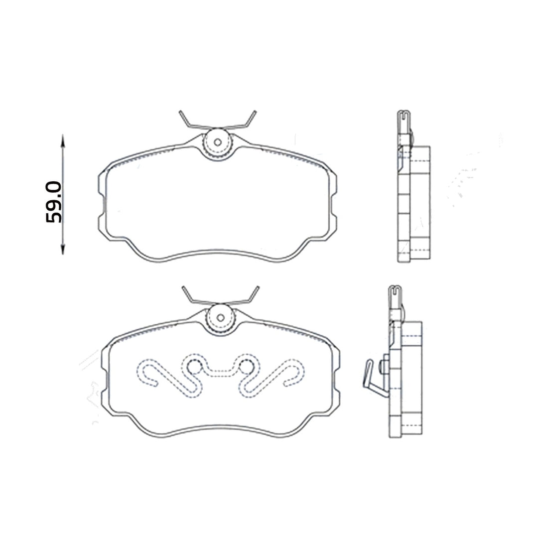 Balatas M777X-F199 BIOCERAMIC