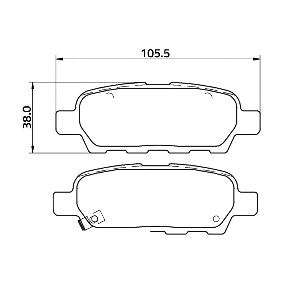 Balatas M7784-D905 GARANTI