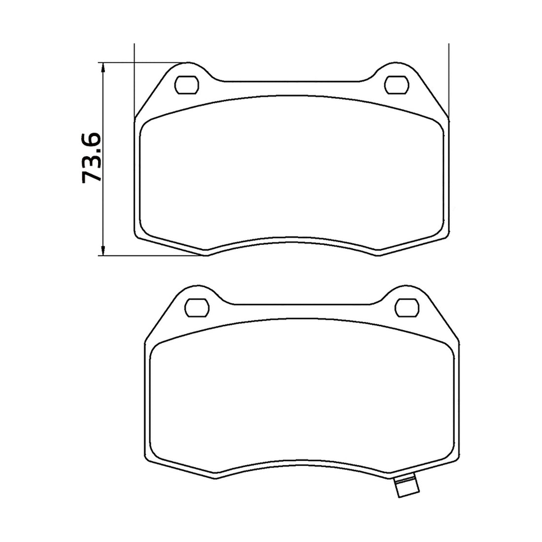 Balatas M7858-D960 GARANTI