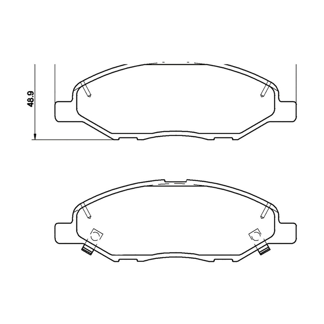 Balatas M7Y93-F302 BIOCERAMIC