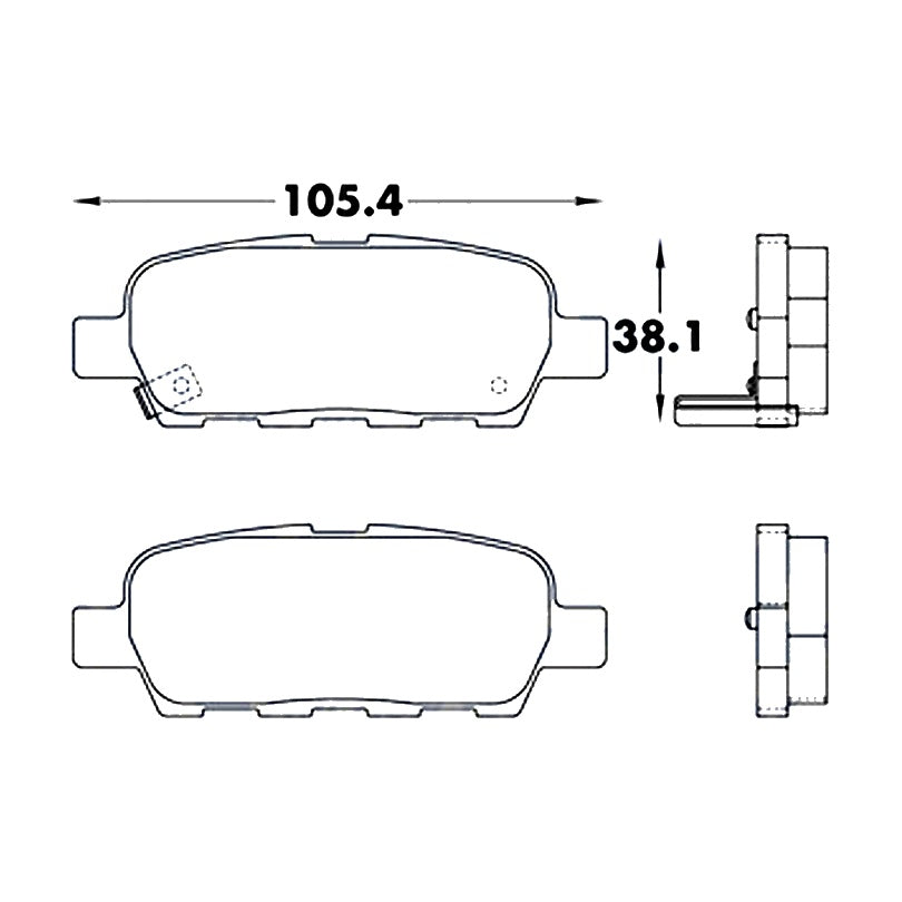 Balatas M8405-D1288 GARANTI