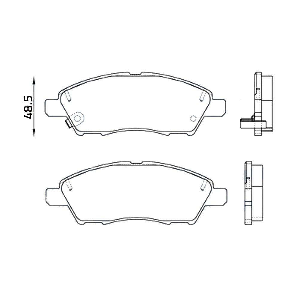Balatas M8X48-F381 GARANTI