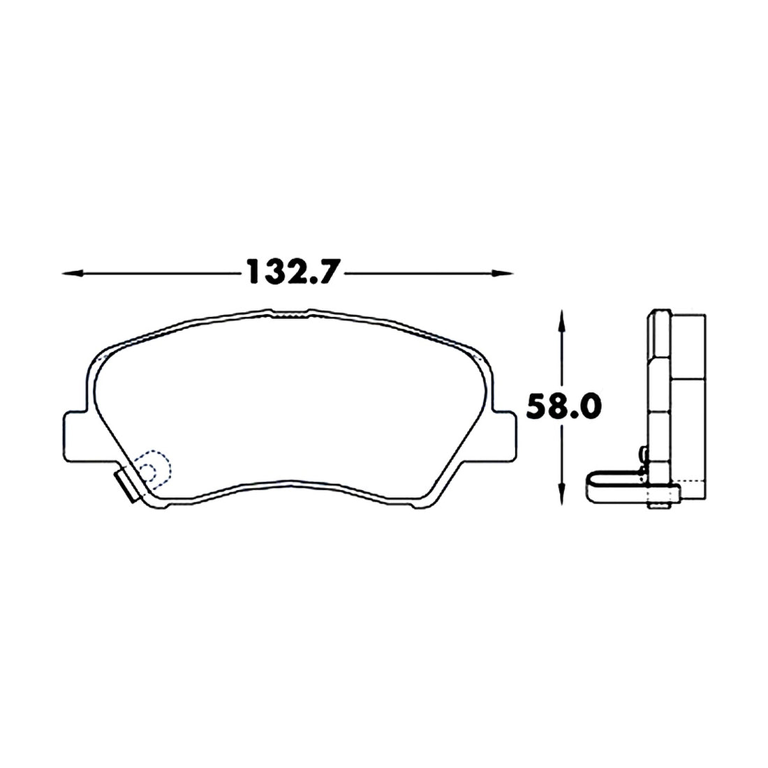 Balatas M8X51-F386 GARANTI