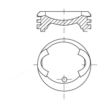 Pistones P1600NI-STD (VEHYCO)