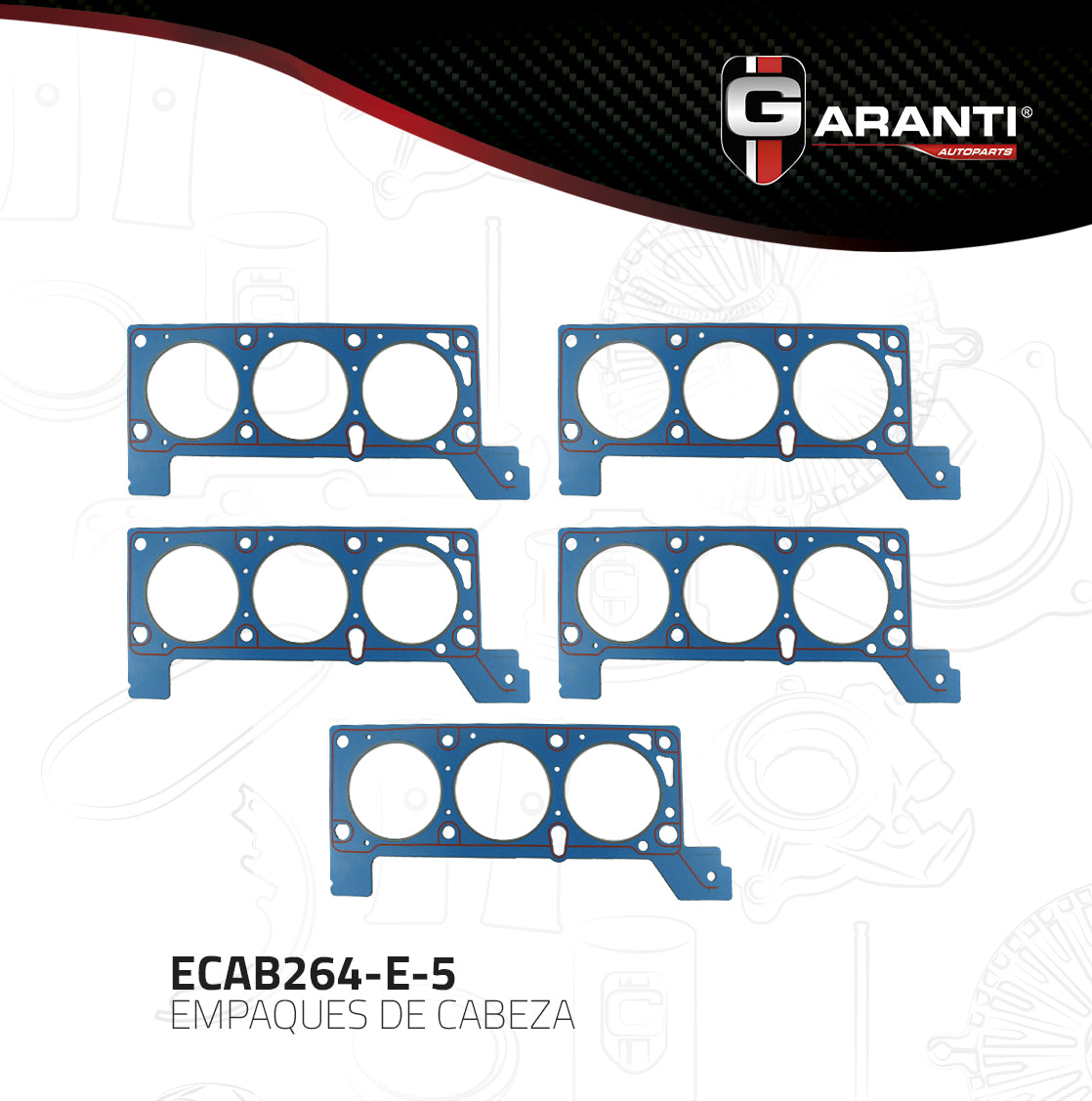 Empaque Cabeza Garanti ECAB264-E-5